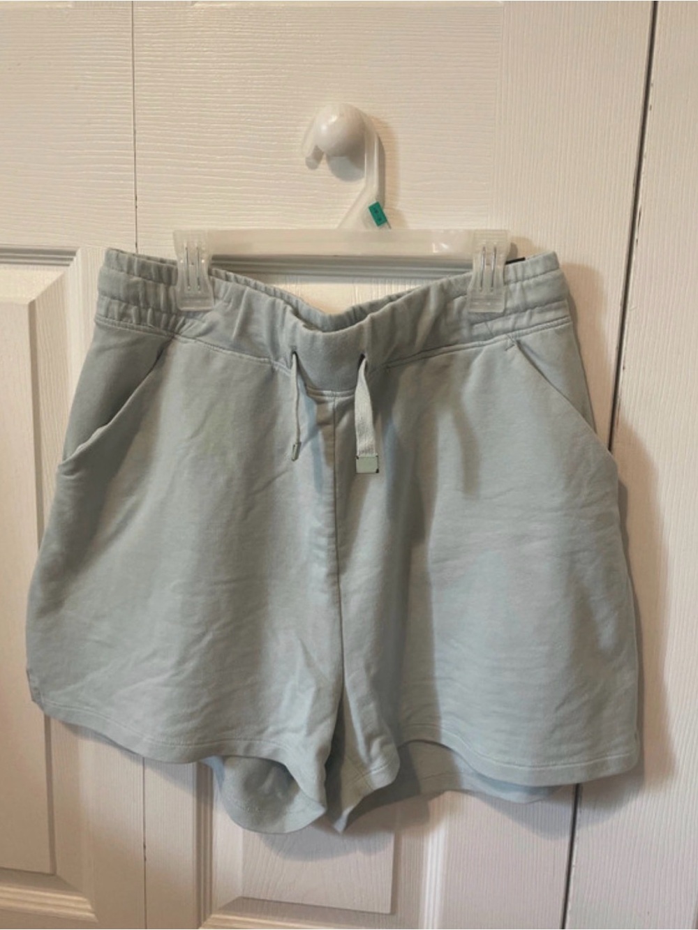 Women’s Light Blue Drawstring Lounge Shorts